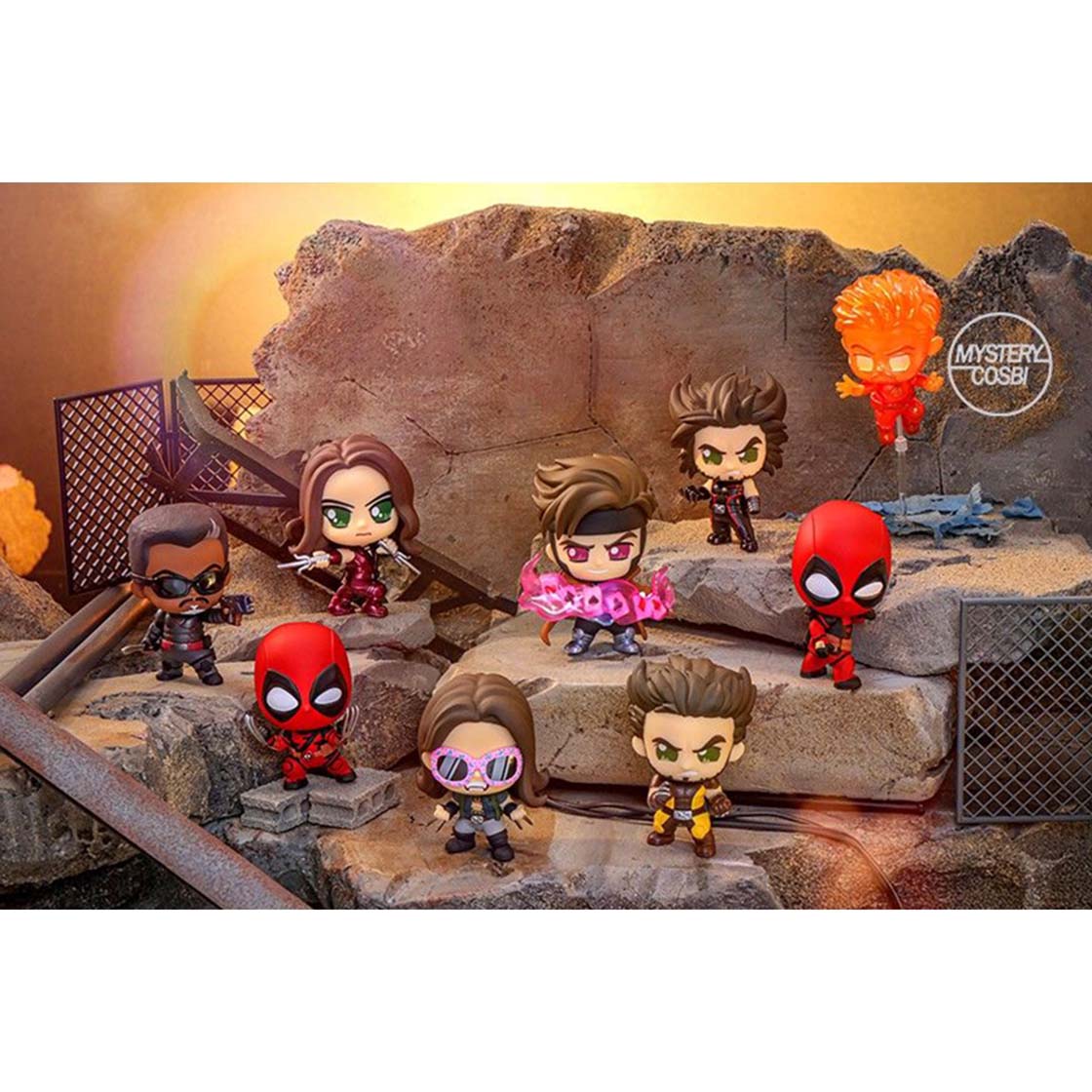 핫토이 코스비 데드풀&울버린 코스비 컬렉션 시즌 2 8개 1세트(Hot Toy Deadpool & Wolverine Cosbi Bobble-Head Collection Series 2 8PCS Set) - 2