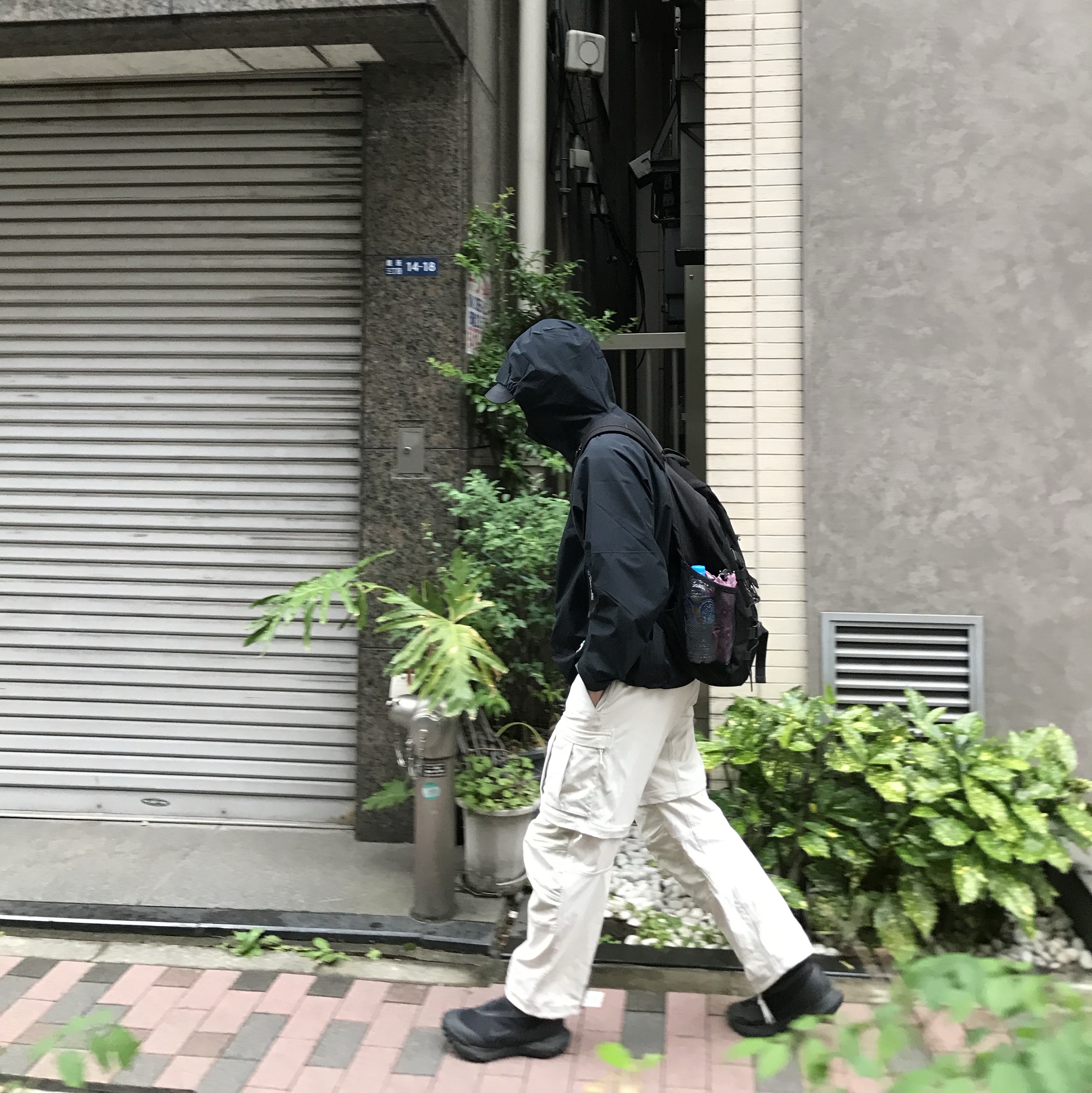 Nike ACG Trail Cap Black, Nike ACG Storm-Fit ADV Cascade Rains Full Zip Jacket Black - Asia 착용 스타일