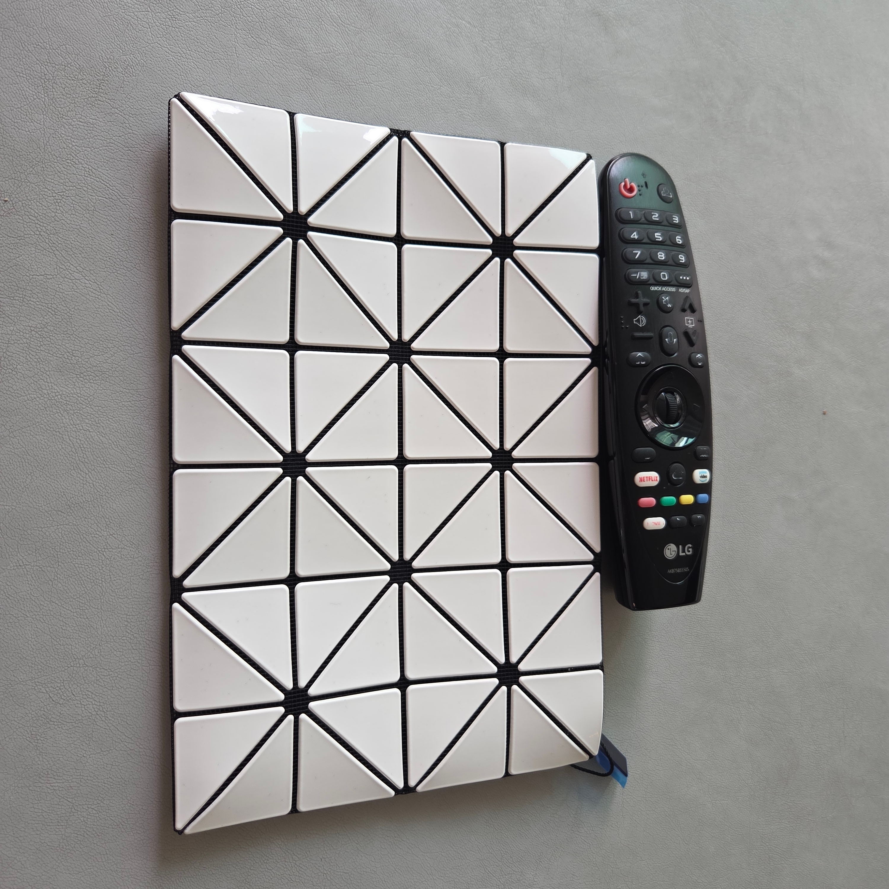 Bao Bao Issey Miyake Lucent Pouch White 착용 스타일