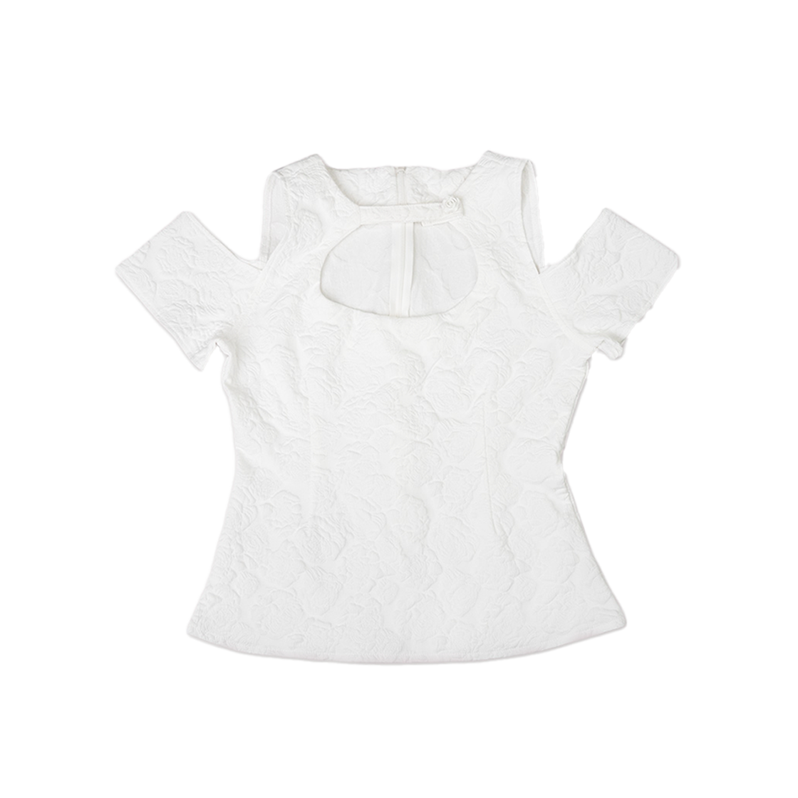 25SSBL03IV Elfelfelf Archives Rose Halter Blouse Ivory - 대표 이미지 #1