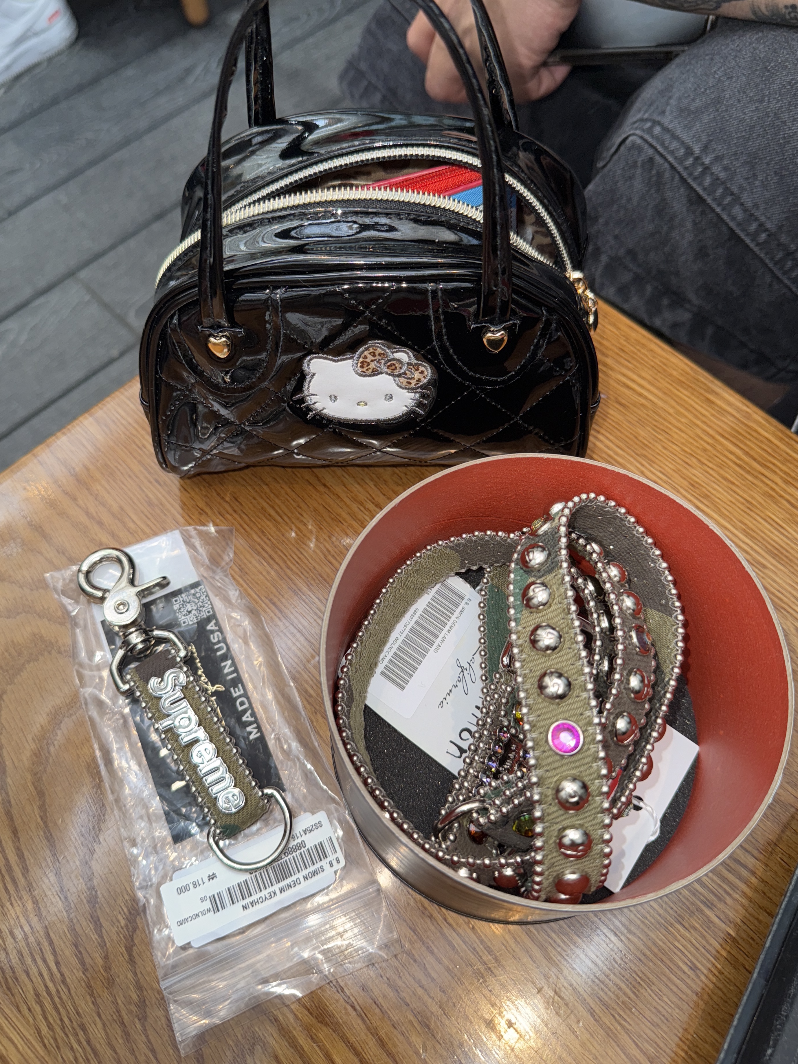 Supreme x B.B. Simon Denim Lanyard Woodland Camo - 25SS, Supreme x B.B. Simon Denim Keychain Woodland Camo - 25SS 착용 스타일
