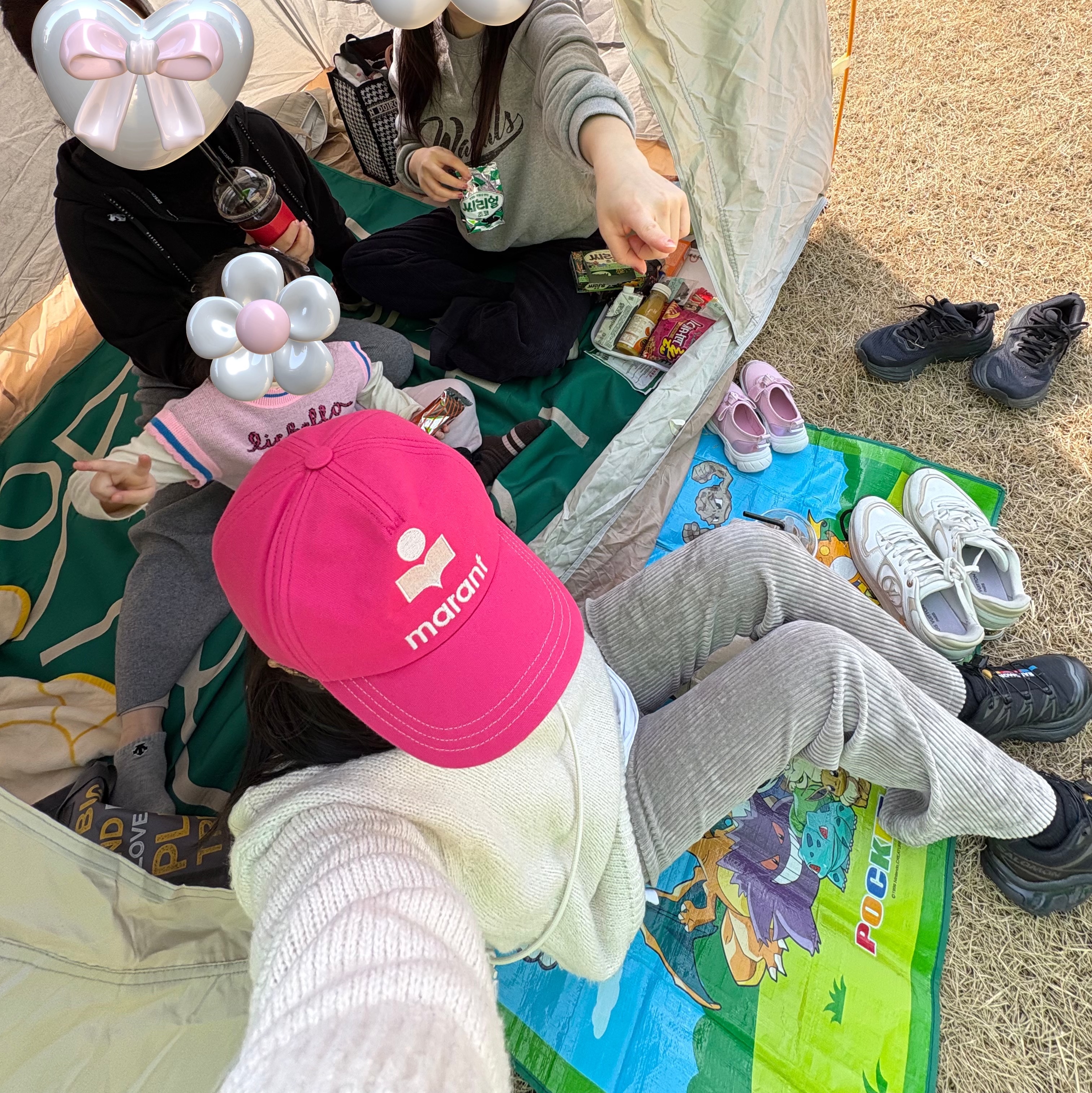 (W) Isabel Marant Tyron Cap Fuchsia - 22SS 착용 스타일