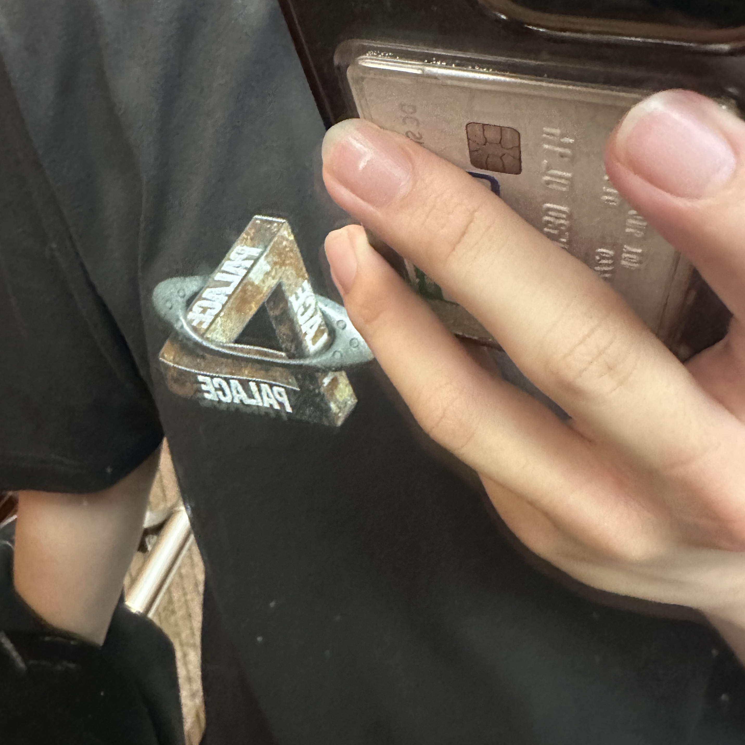 Palace x Oakley T-Shirt Black - 24FW 착용 스타일