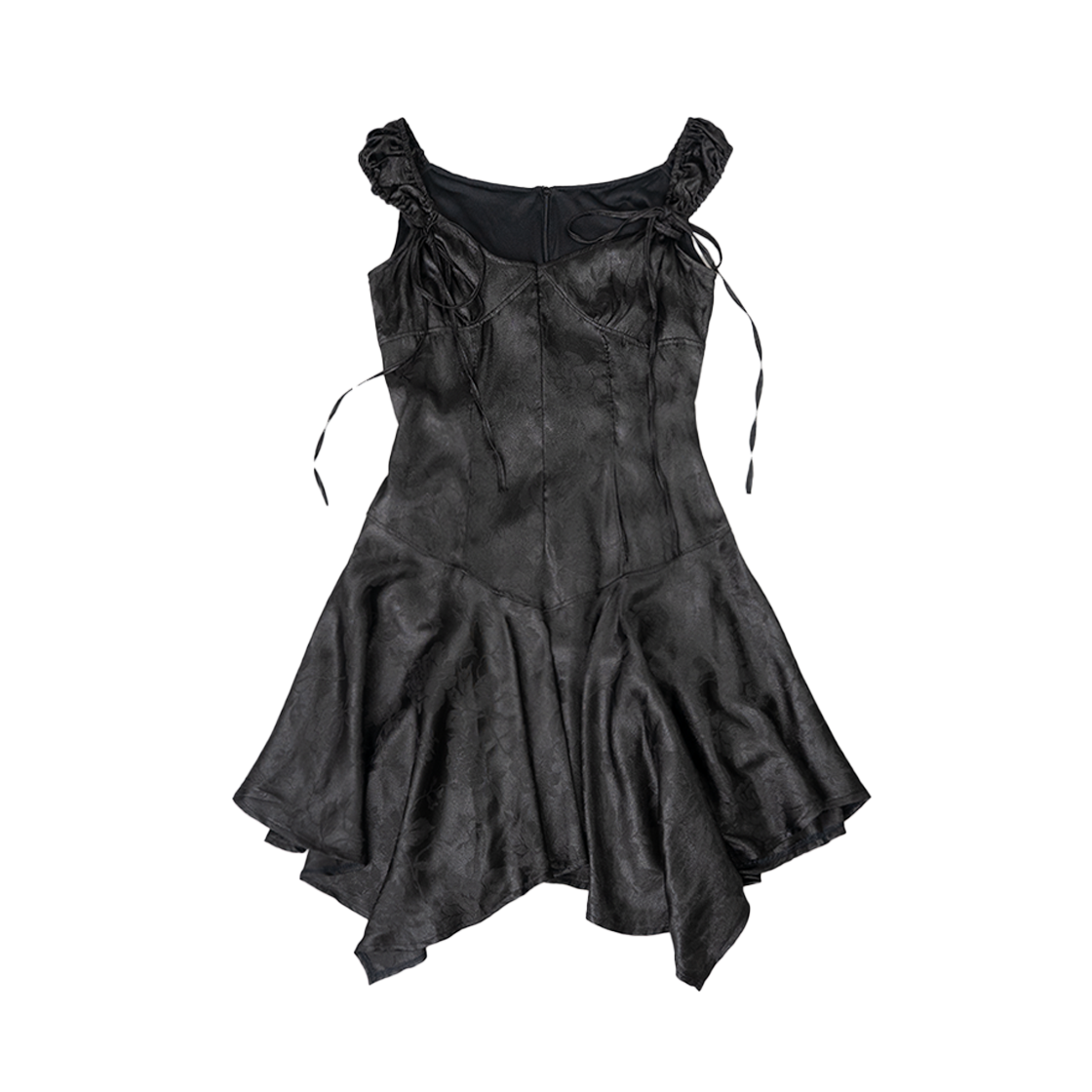 엘프엘프엘프아카이브스 로즈 뷔스티에 드레스 블랙(Elfelfelf Archives Rose Bustier Dress Black)