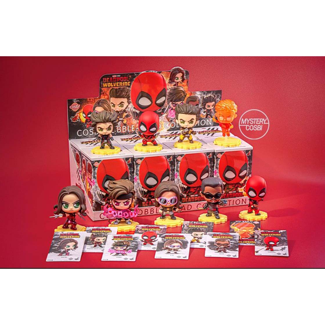 핫토이 코스비 데드풀&울버린 코스비 컬렉션 시즌 2 8개 1세트(Hot Toy Deadpool & Wolverine Cosbi Bobble-Head Collection Series 2 8PCS Set) - 3