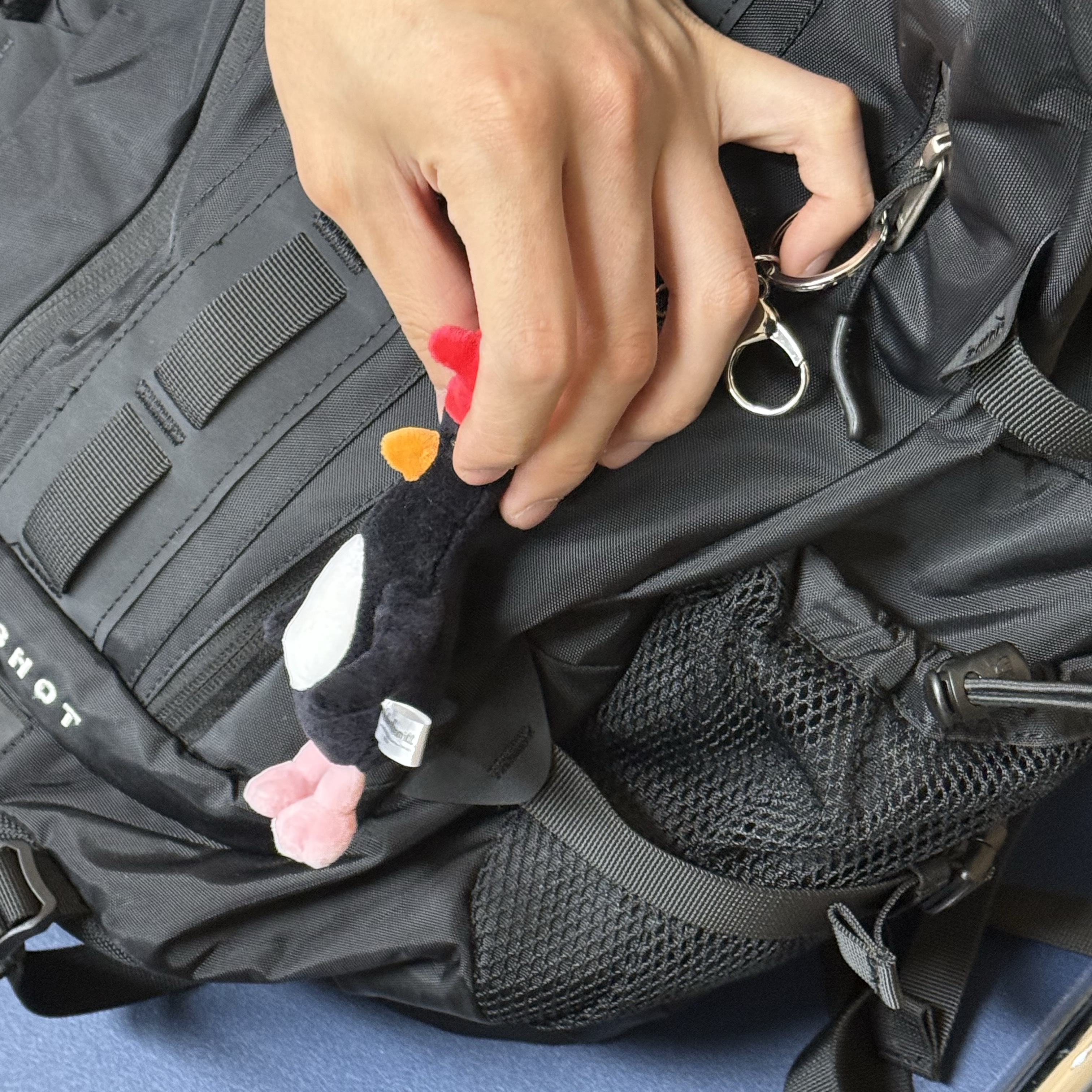 Dream C&C Feathers Mcgraw Keyring 10cm 착용 스타일