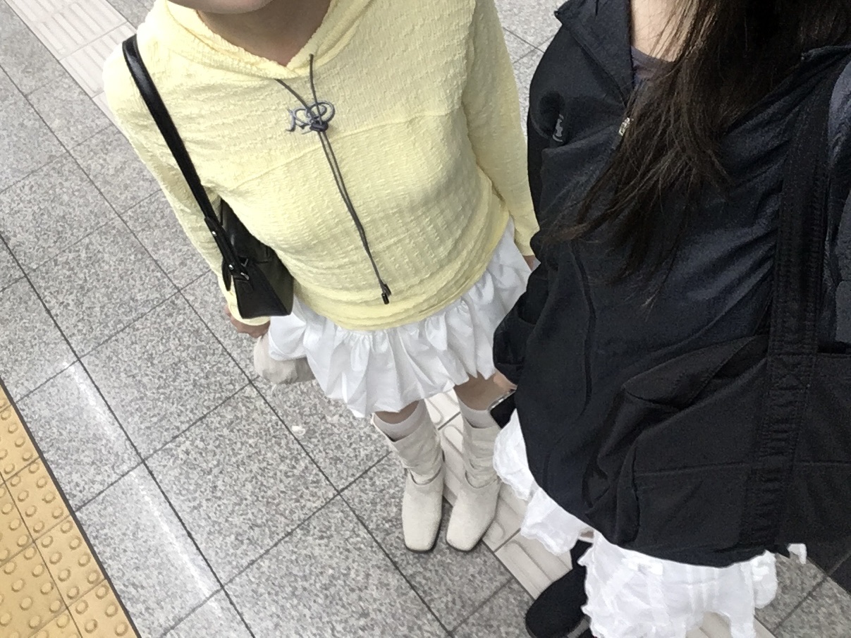 Sansan Gear Paneled Jacket Blue Charcoal - 24SS, Sculptor E-String Crinkle Hoodie Lemon 착용 스타일 - 1