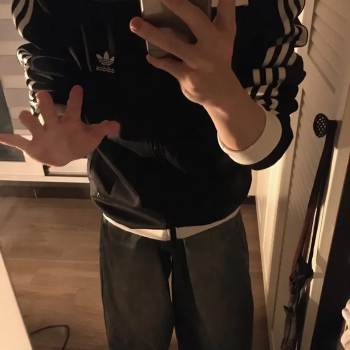 Adidas Adicolor Classic Beckenbauer Track Top Night Indigo - KR Sizing 착용 스타일