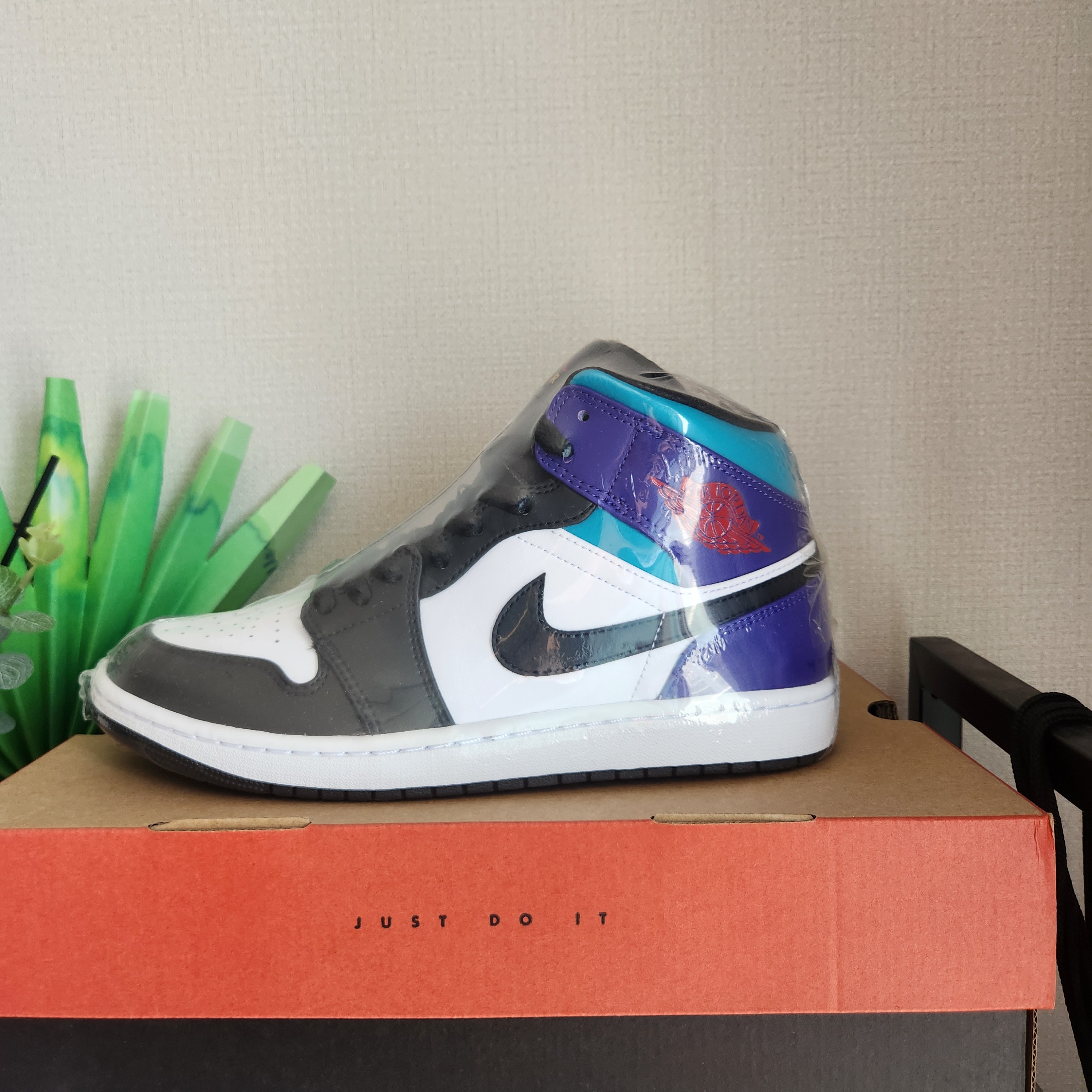 Jordan 1 Mid Bright Concord White 착용 스타일