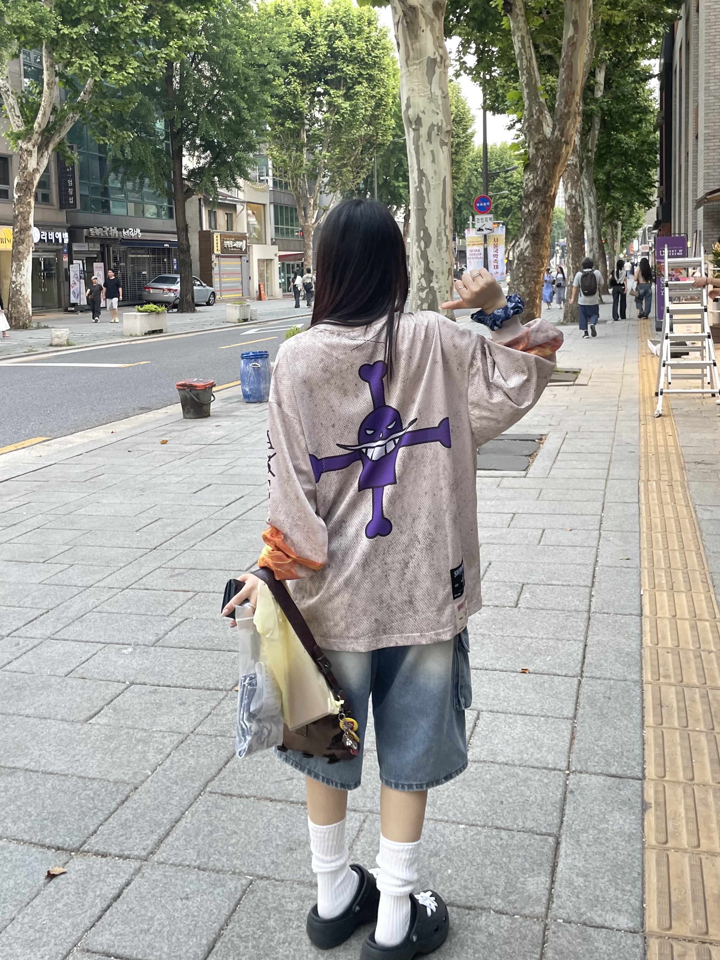 [Last-Order] True Religion x One Piece Hiken No Mesh Long Sleeve Sand 착용 스타일