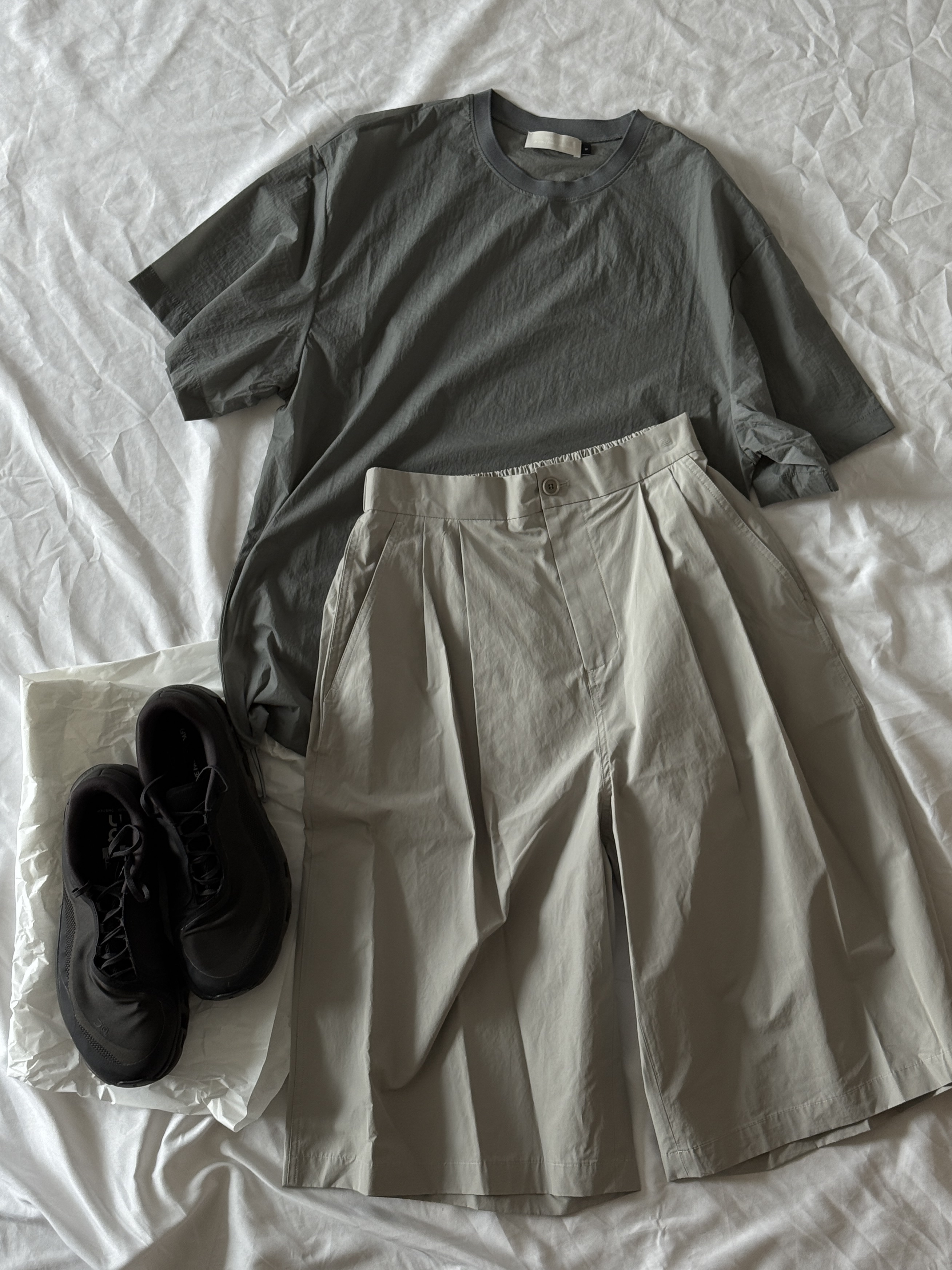 On Running x Post Archive Faction (Paf) Cloudmonster 2 Thorn Brown 착용 스타일