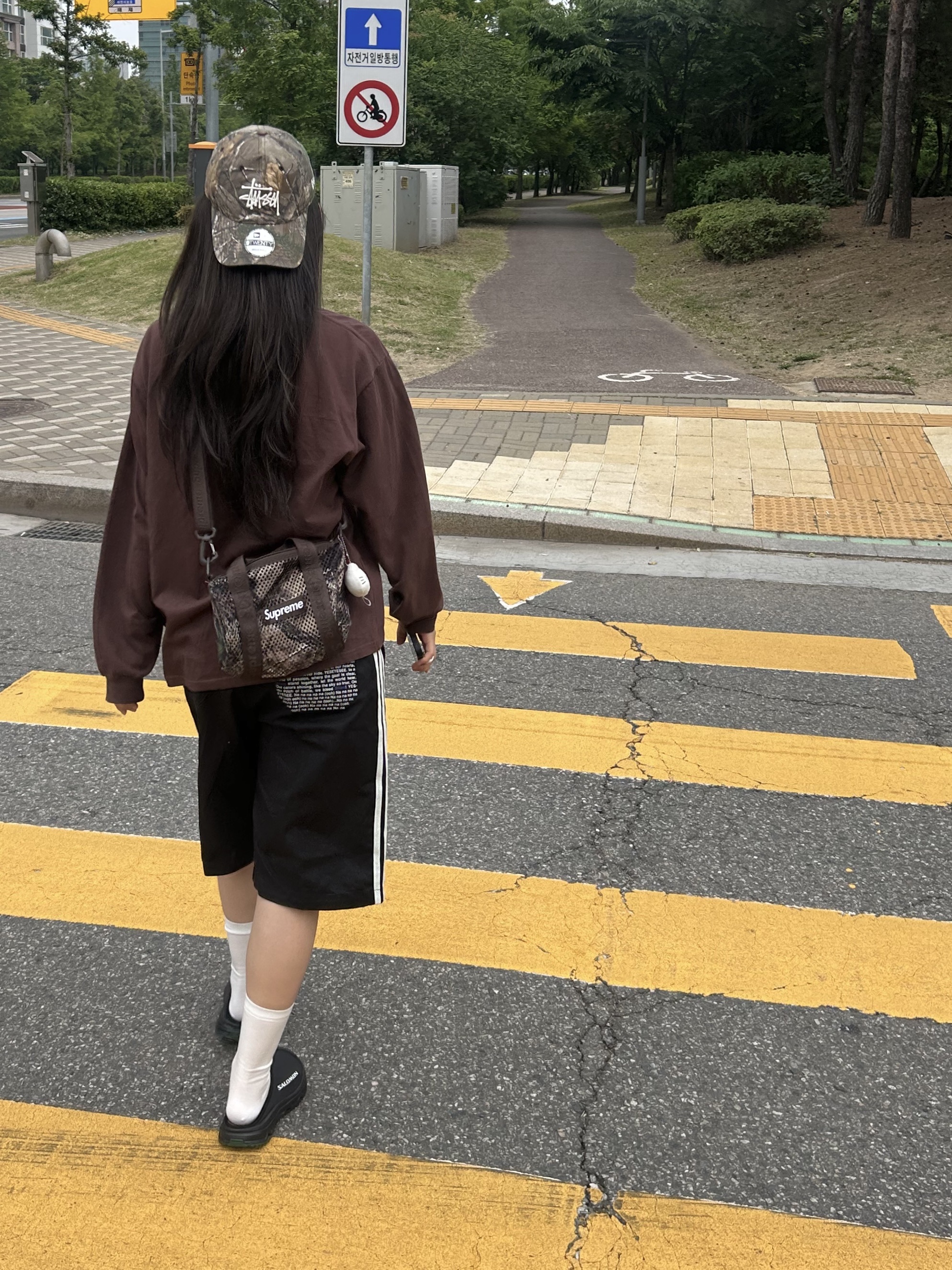 Supreme Mesh Mini Duffle Bag Truetimber Kanati Camo - 25SS, Stussy Basic New Era 9Twenty Basic Strapback Real Tree Edge 착용 스타일