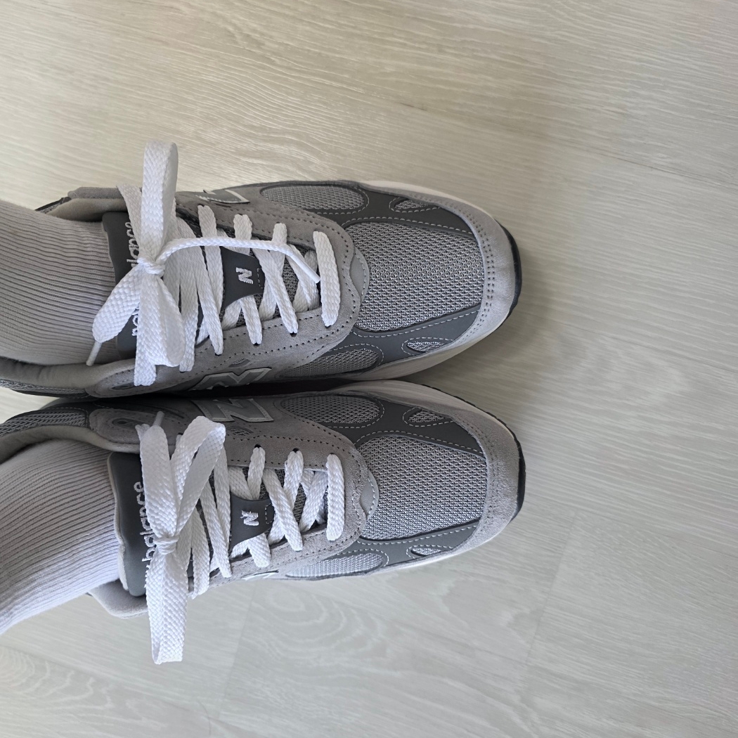 New Balance 993 Made in USA Grey - D Standard 착용 스타일