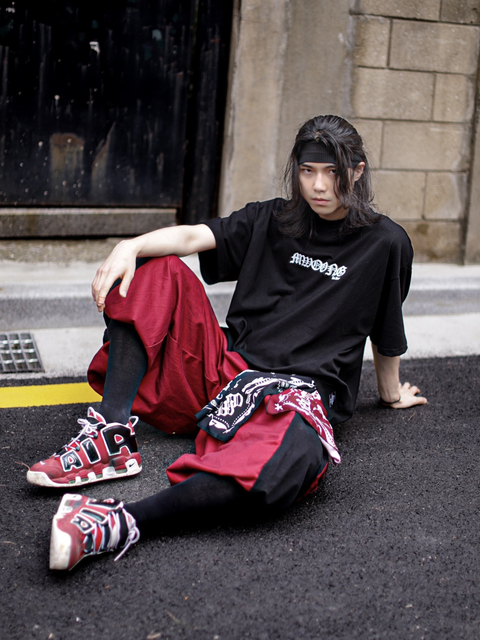 Nike Air More Uptempo 96 Bulls 2021 착용 스타일 - 3