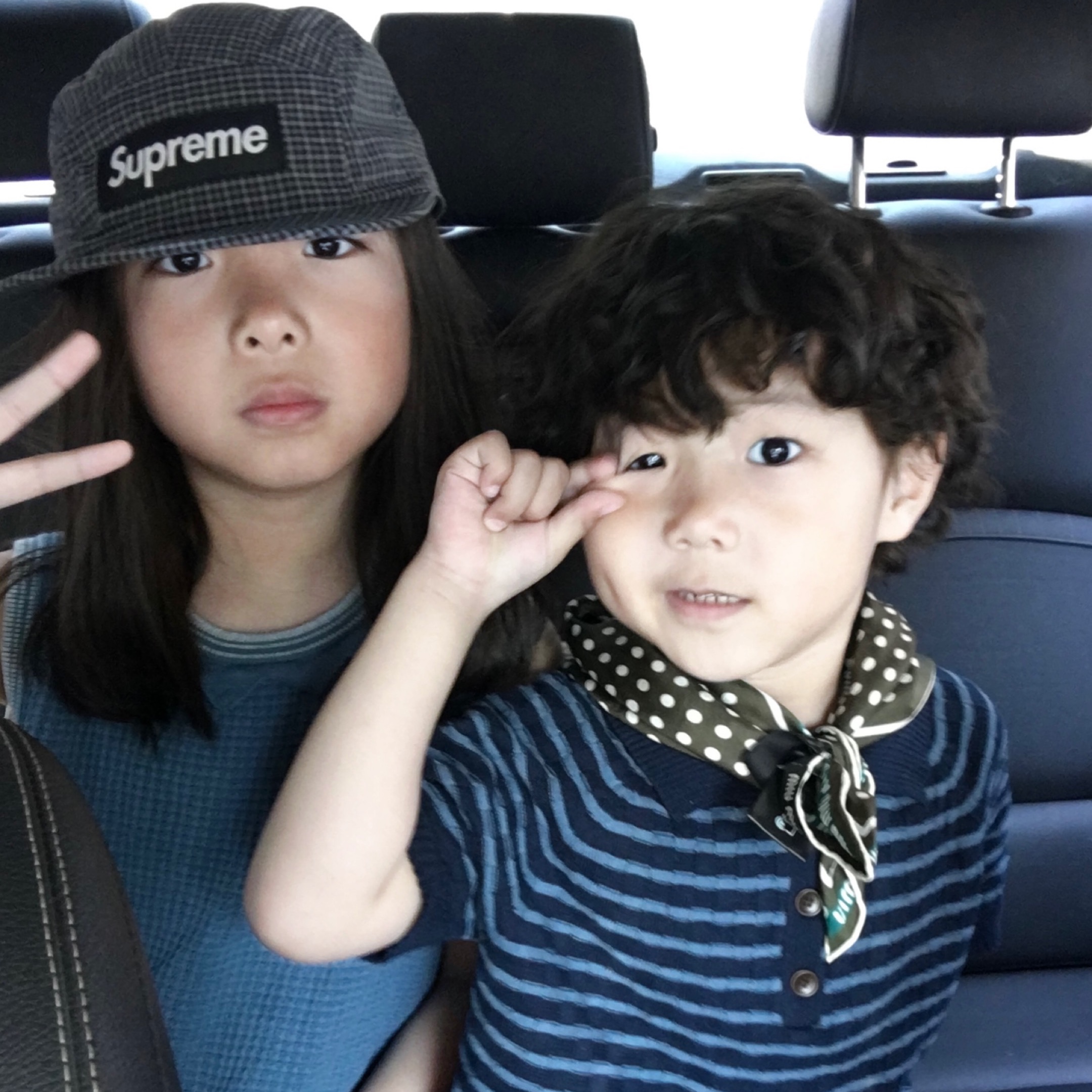 Supreme Cordura Plaid Camp Cap Black - 25SS, BAPE Baby Milo Mobile Bag 1 Brown 착용 스타일 - 1