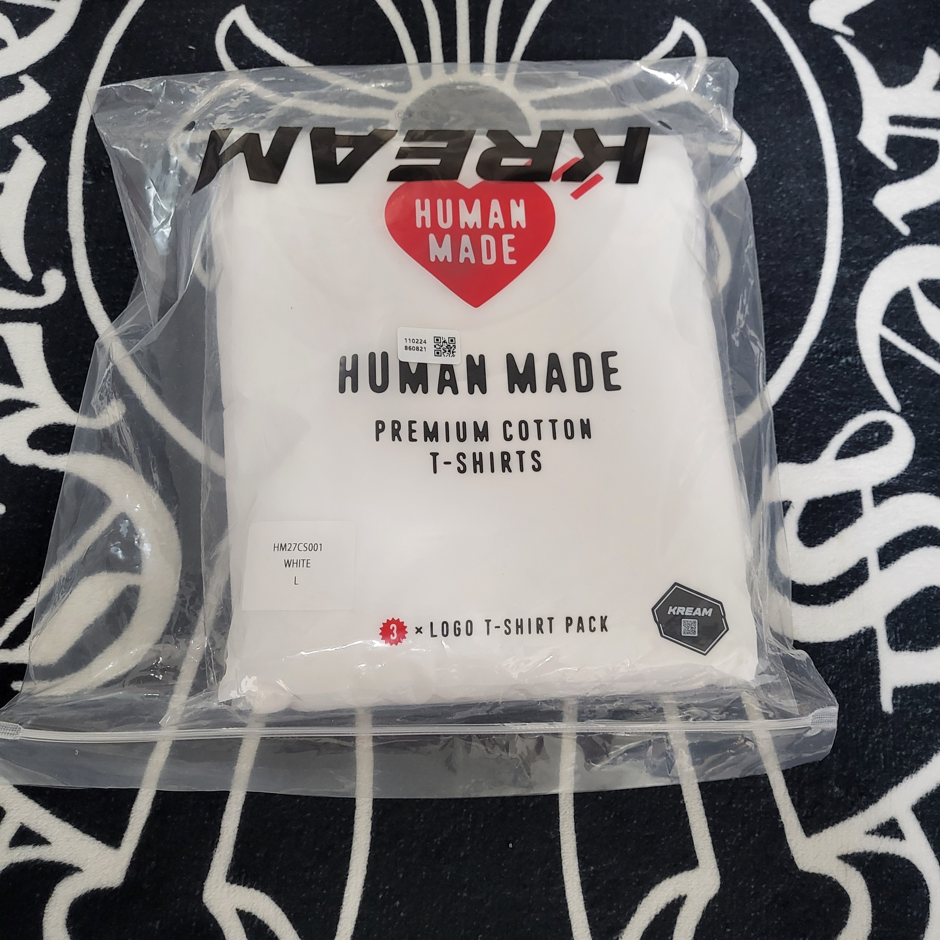 Human Made T-Shirts White (3 Pack) 착용 스타일 - 2