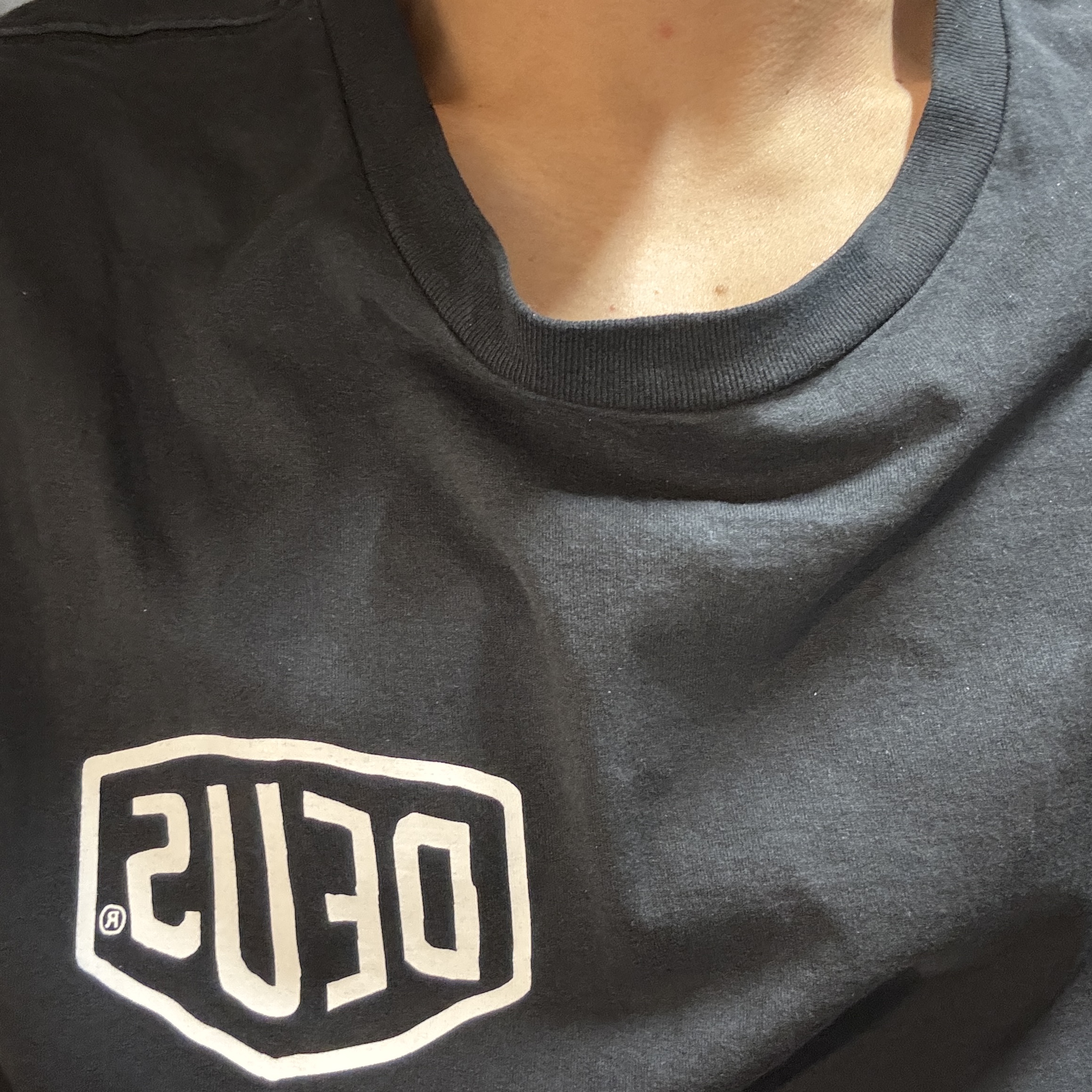 Deus Ex Machina Tokyo Asakusa Address T-Shirt Black 착용 스타일