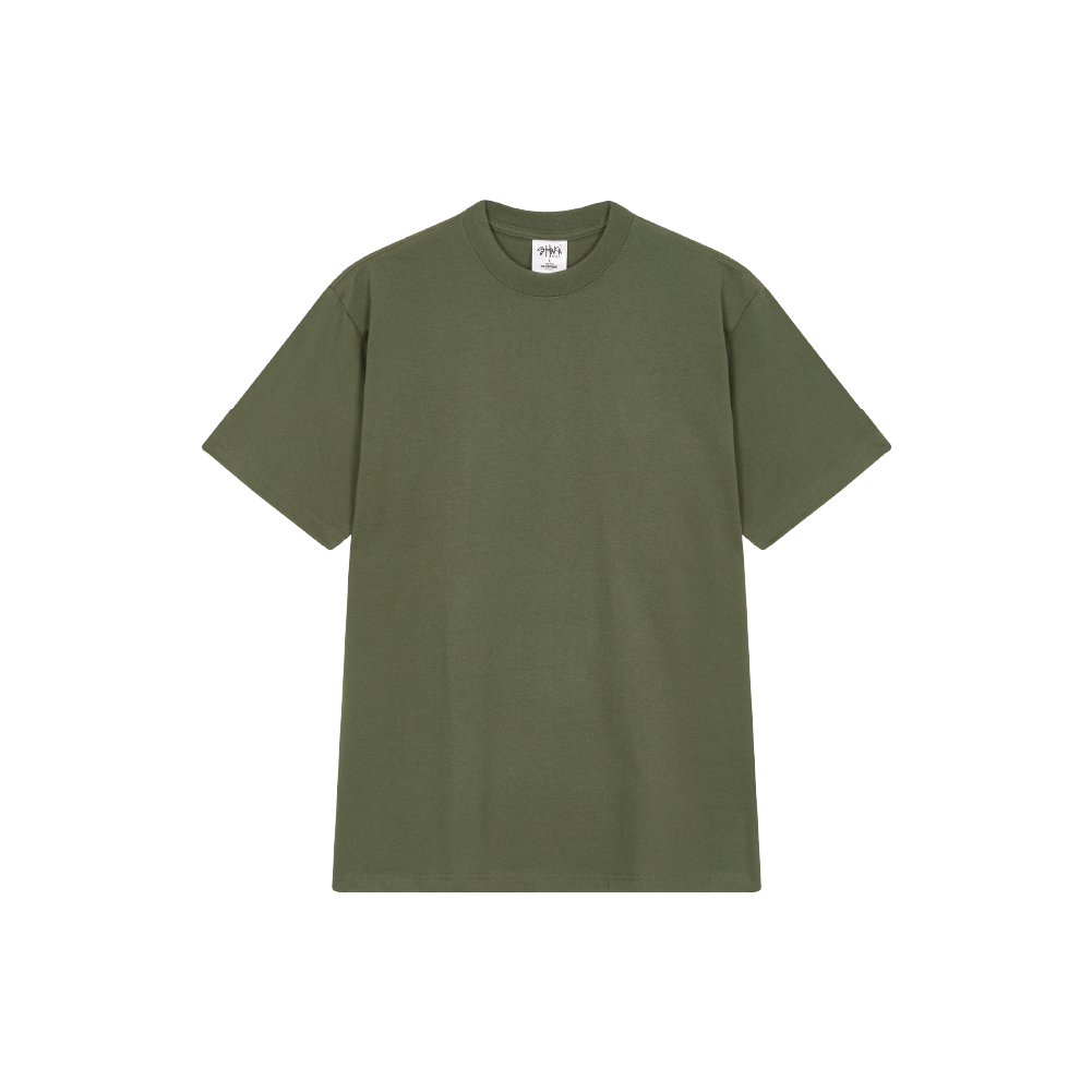 샤카웨어 7.5온스 맥스 헤비웨이트 반팔티 올리브(Shaka Wear 7.5oz Max Heavyweight Short Sleeve Olive)