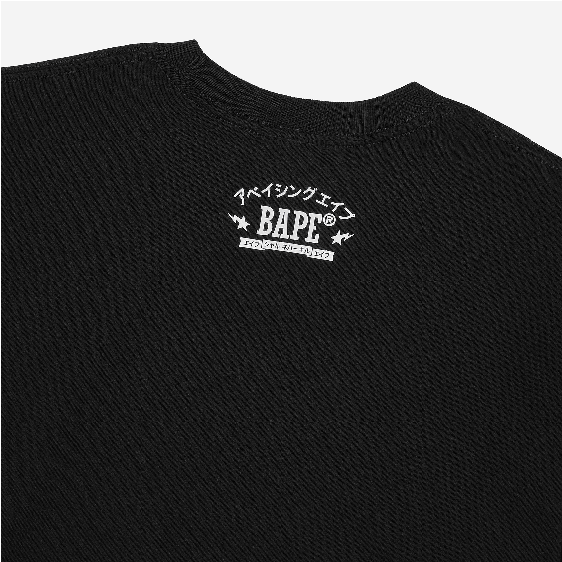 - BAPE Japan Big Ape Head City T-Shirt Black - #4