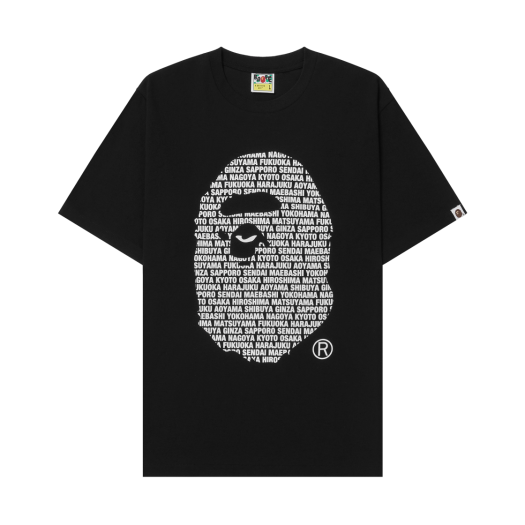 - BAPE Japan Ape Head T-Shirt Black