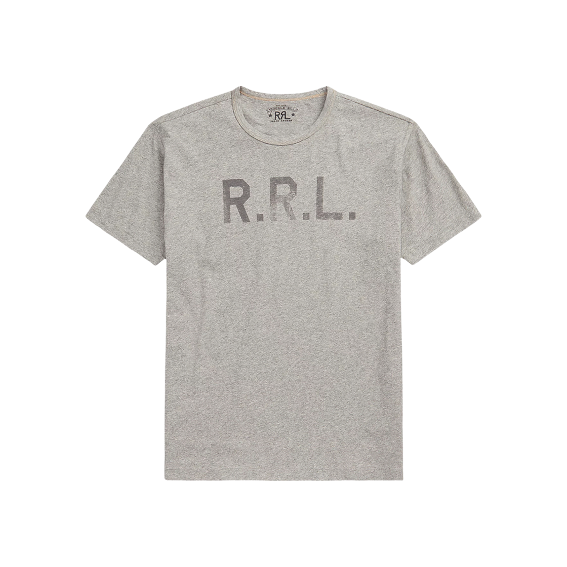 더블알엘 로고 저지 티셔츠 헤더 그레이(Double RL Logo Jersey T-Shirt Heather Grey)