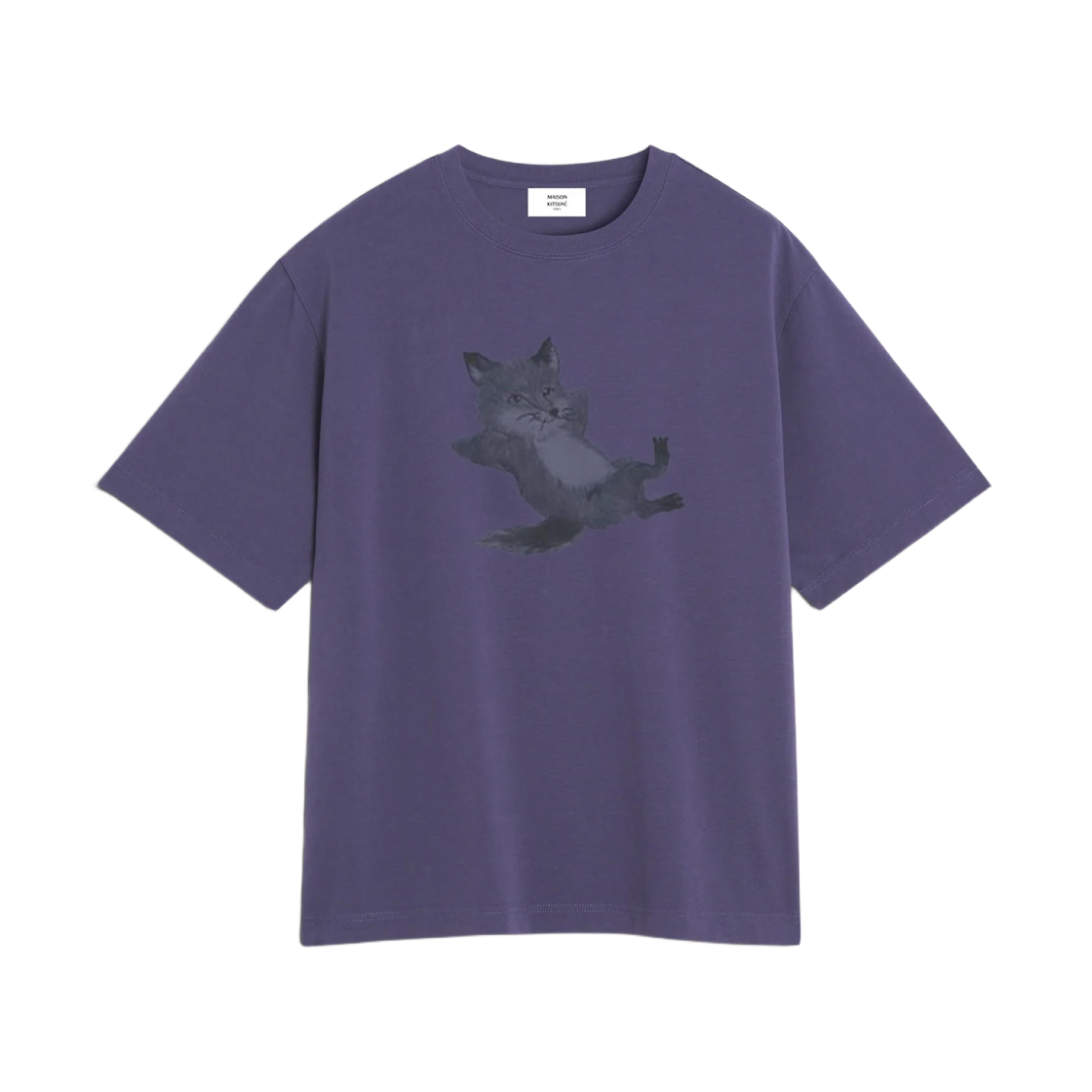 OM00108KJ0008-0120 Maison Kitsune Chillax Print Oversize T-Shirt Fig