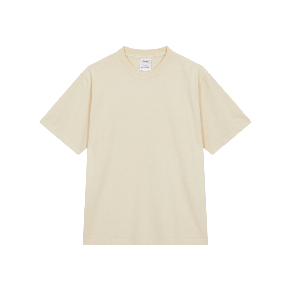 샤카웨어 7.5온스 가먼트다이 반팔티 크림(Shaka Wear 7.5oz Garment Dye Short Sleeve Cream)
