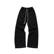 Wapworks Flare Layerd Sweat Pants Black