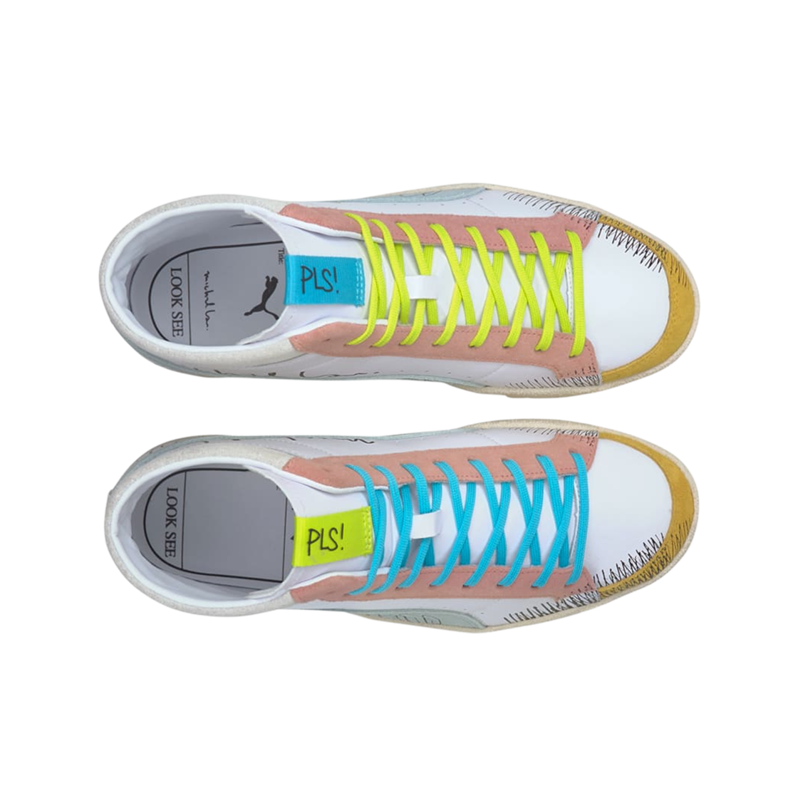 푸마 랄프 샘슨 70 화이트 블루 글로우(Puma Ralph Sampson 70 White Blue Glow) - 2