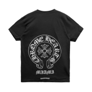 Chrome Hearts Horseshoe Logo T-Shirt Black - Miami Exclusive
