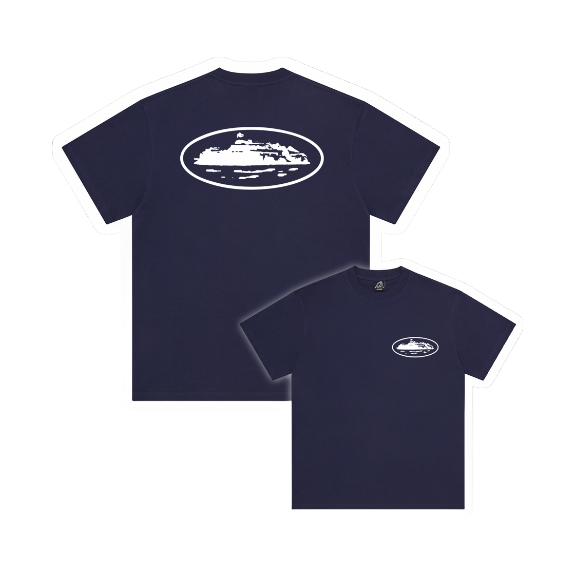 코르테이즈 OG 아일랜드 티셔츠 네이비(Corteiz OG Island T-Shirt Navy)