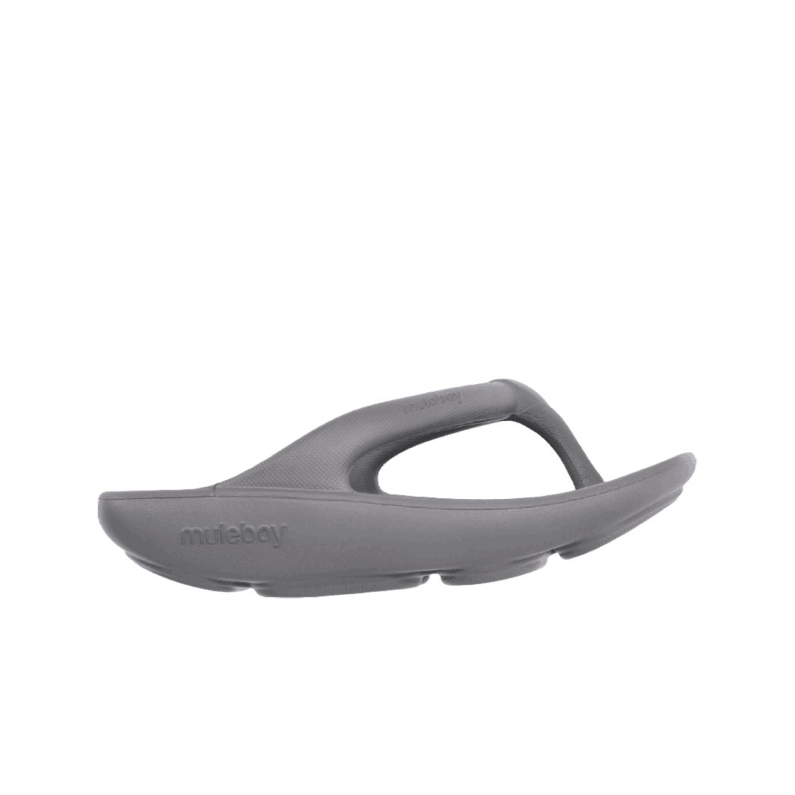 뮬보이 스퀘어 제트 플립플랍 미드 그레이(MULEBOY Square Z Flip Flop Mid Gray)