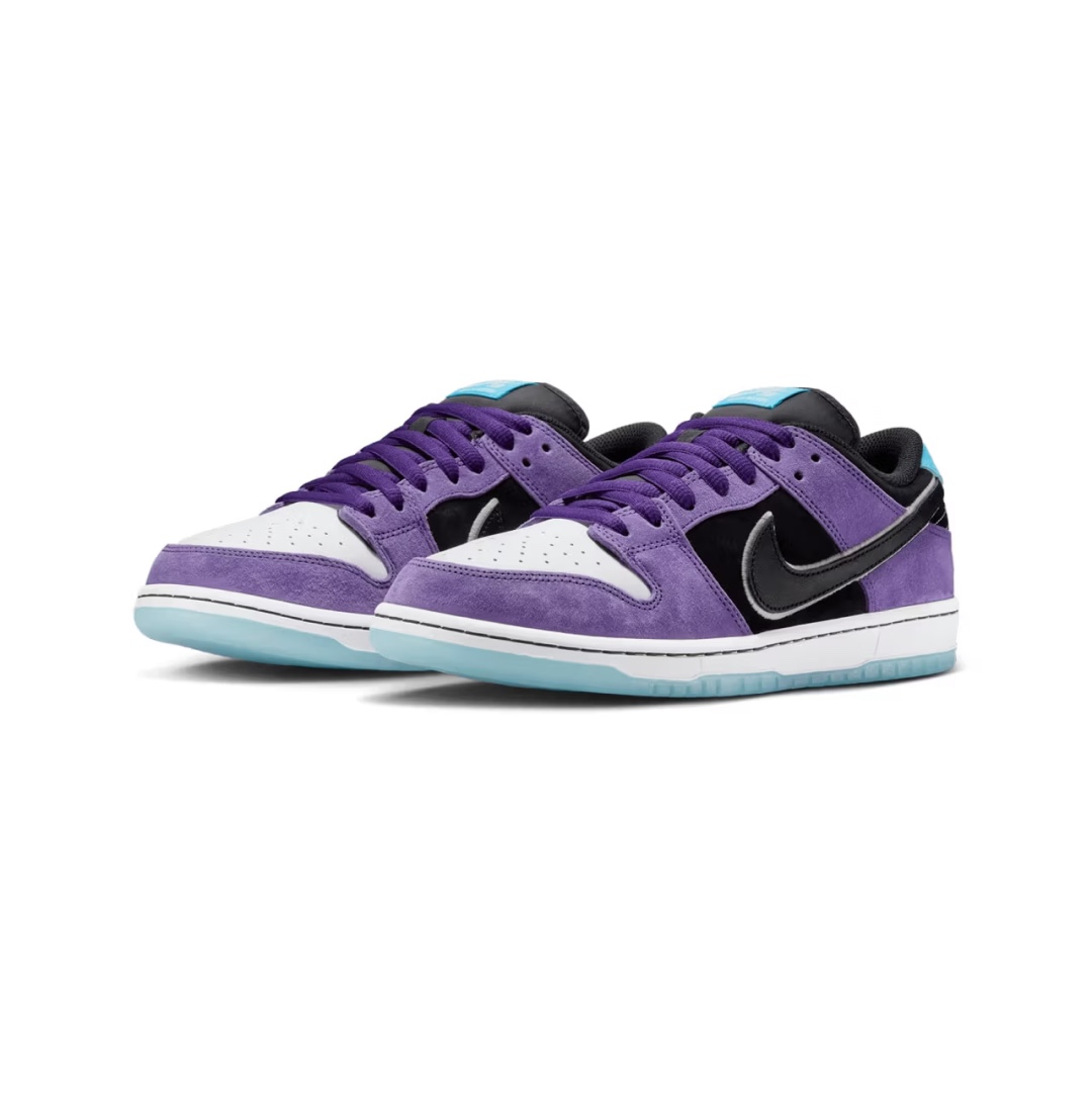 Nike x Hayley Wilson SB Dunk Low Pro Black and Court Purple 착용 스타일 - 2