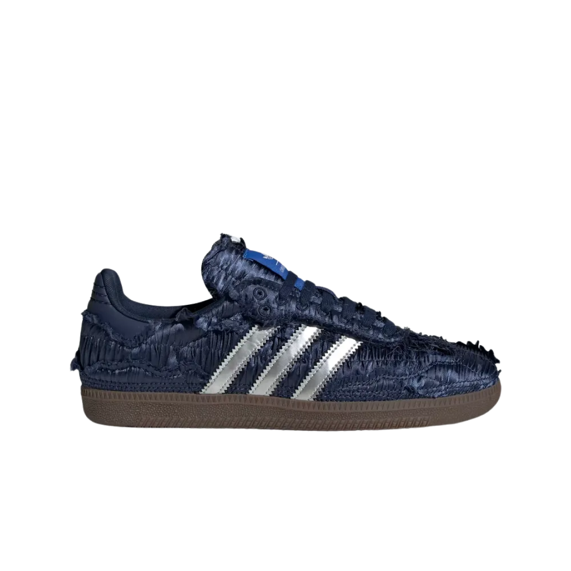 아디다스 x 캐롤라인 후 삼바 OG 사틴 다크 블루 실버 메탈릭(Adidas x Caroline Hu Samba OG Satin Dark Blue Silver Metallic) - 1