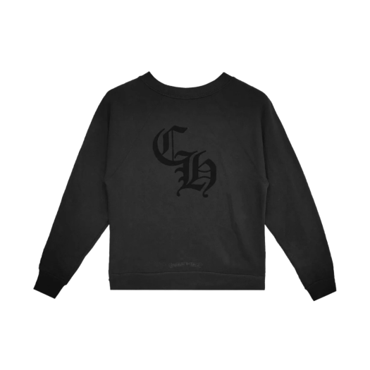 Chrome Hearts Triple Cross CH Letter Sweatershirt Black