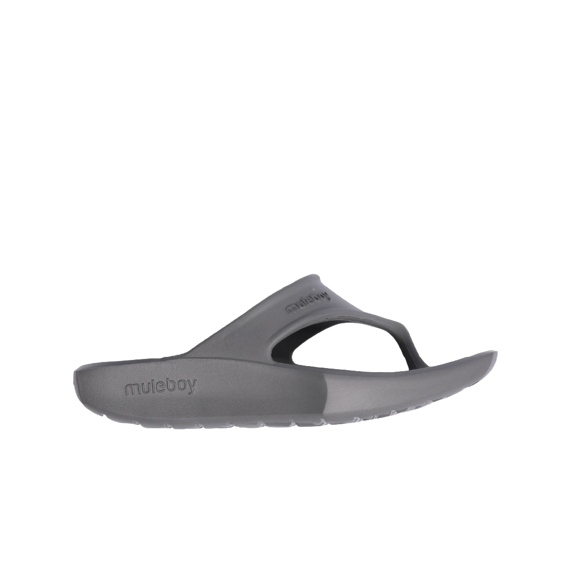 뮬보이 스퀘어 엑스 플립플랍 미드 그레이(MULEBOY Square X Flip Flop Mid Gray)