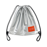 Don't Ask My Plan String Eco Back Pack -Silver