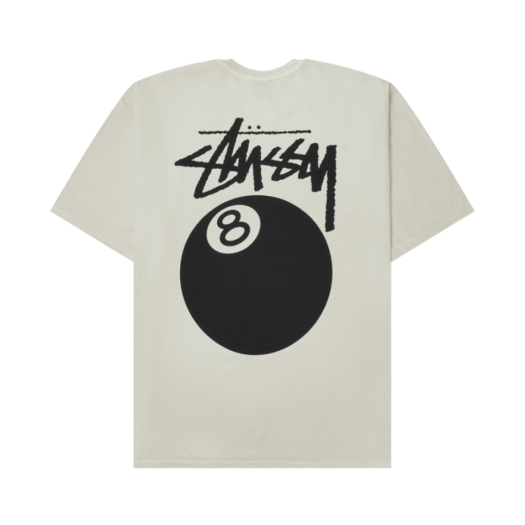 Stussy 8 Ball Pigment Dyed T-Shirt Natural