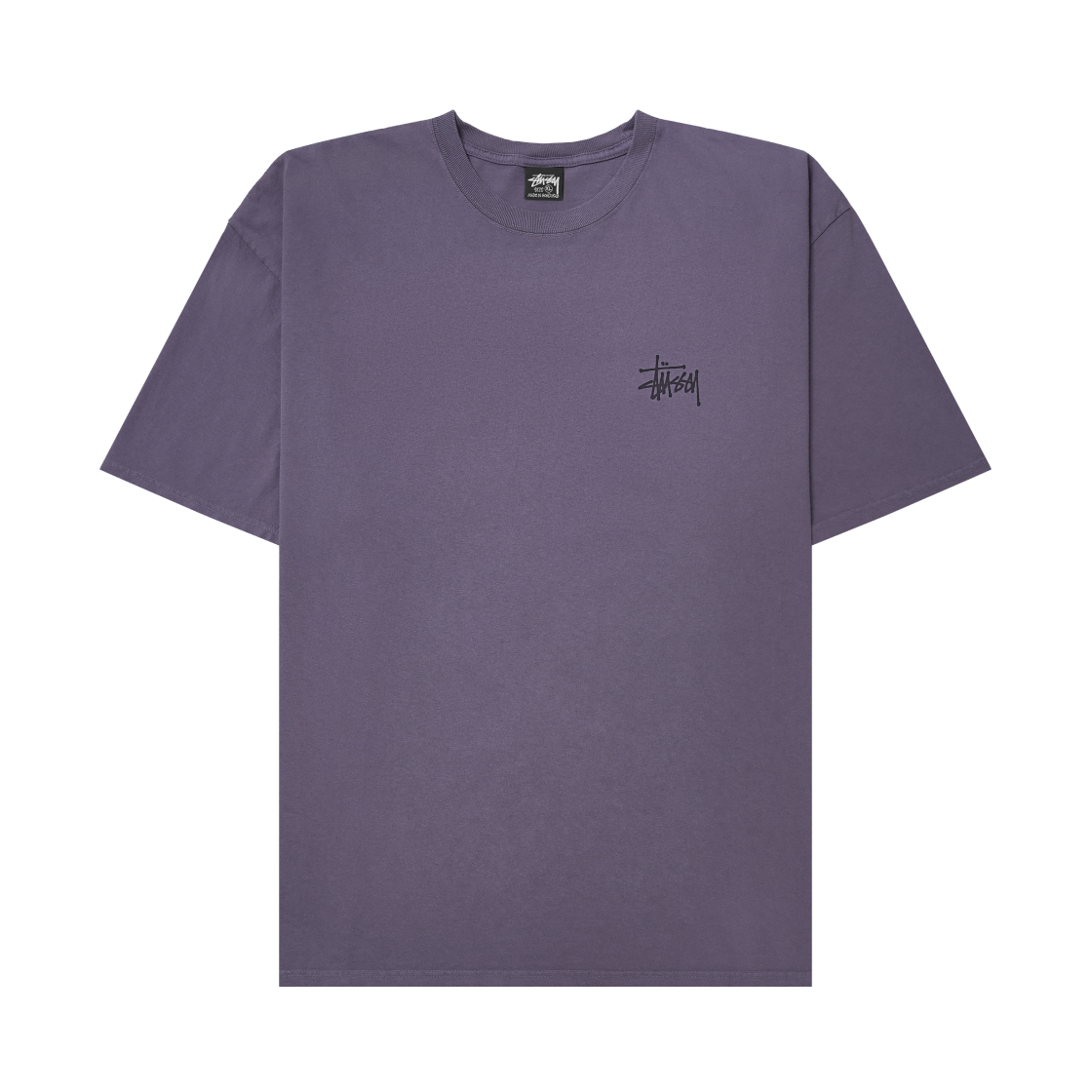 스투시 베이직 스투시 피그먼트 다이드 티셔츠 그레이프(Stussy Basic Stussy Pigment Dyed T-Shirt Grape) - 2