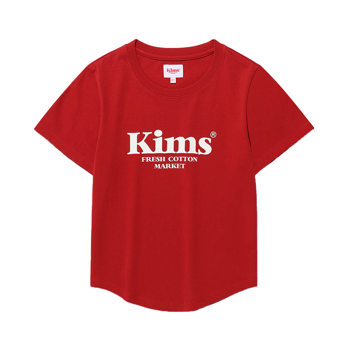 킴스프레시코튼마켓 (유니섹스) 킴스 밤 로고 티 레드(Kims Fresh Cotton Market (Unisex) Kims Bam Logo Tee Red)
