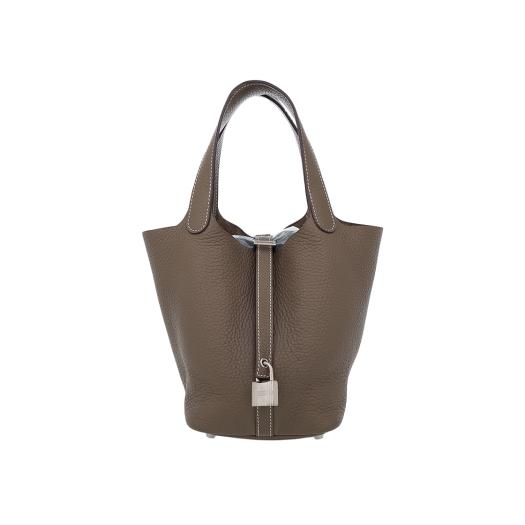 ITQH96W3BL56_01 Hermes Picotin 18 Etoupe Silver