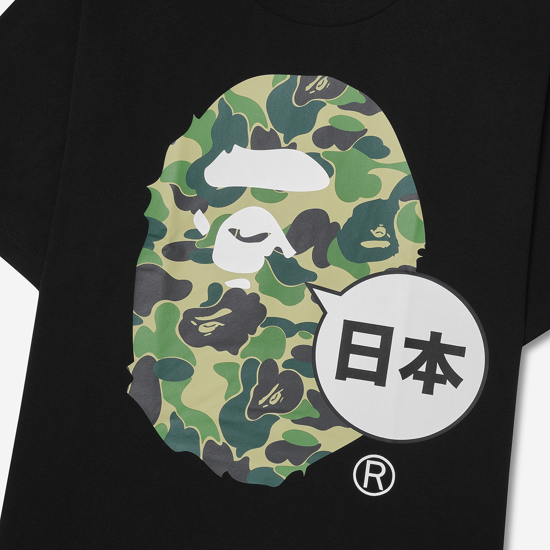 【BAPE】 正規品★ BAPE Japan Big Ape Head City T-Shirt Black Bape Japan Big Ape Head City Tee 'Black Blue' – HEAD2SOLE