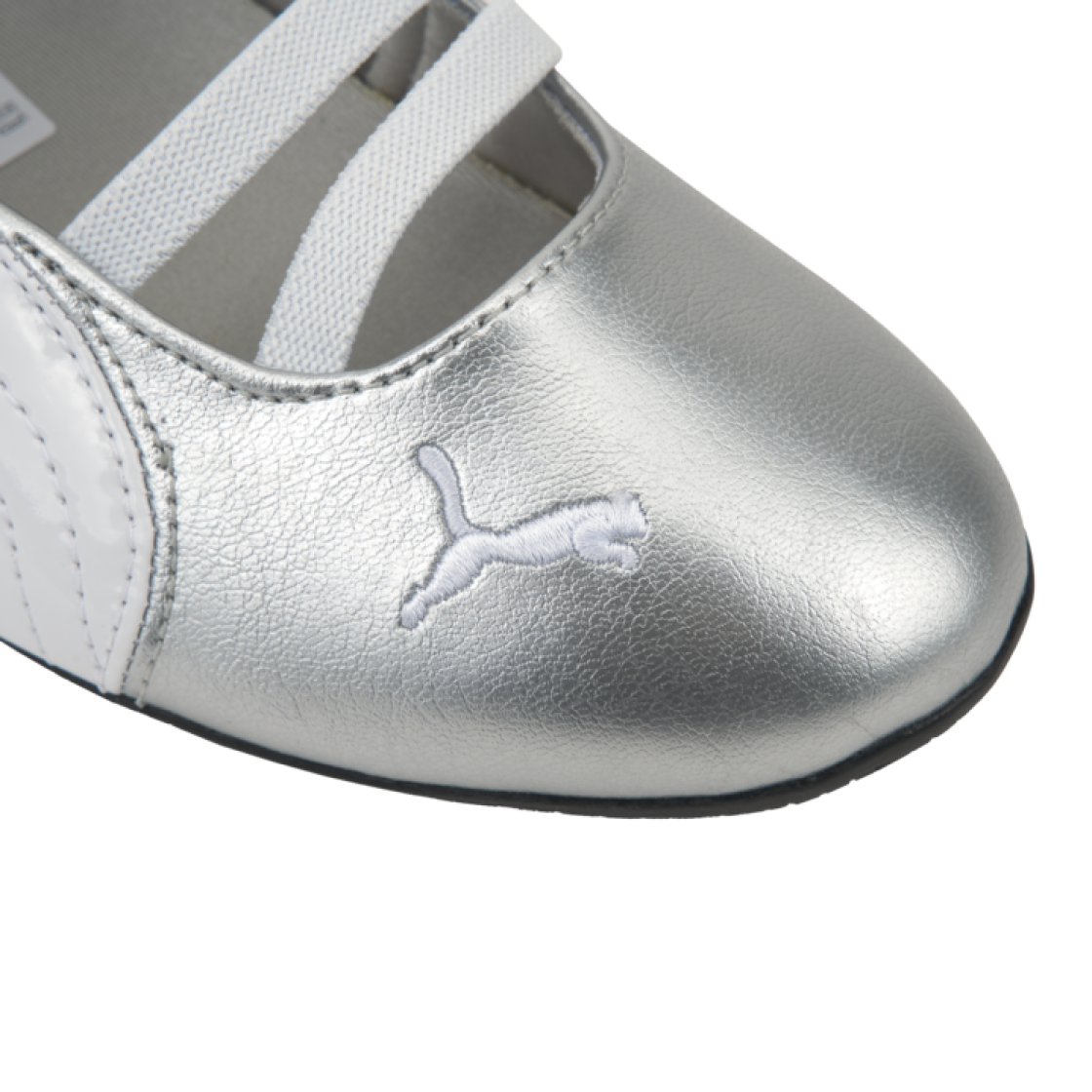 401581-01 (W) Puma Speedcat Ballet Metallic Puma Silver Puma White - #7
