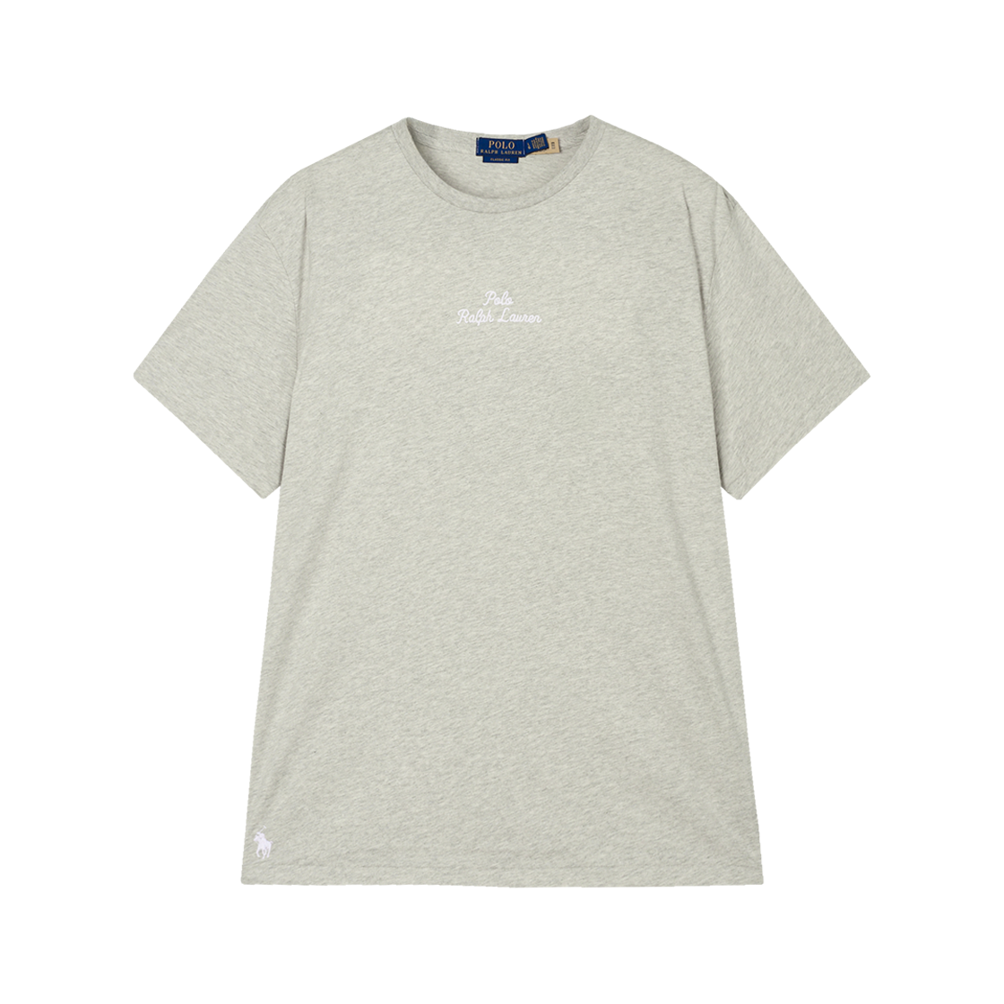 폴로 랄프 로렌 클래식핏 로고 저지 티셔츠 그레이 - 25SS([10%적립] Polo Ralph Lauren Classic Fit Logo Jersey T-Shirt Grey - 25SS)