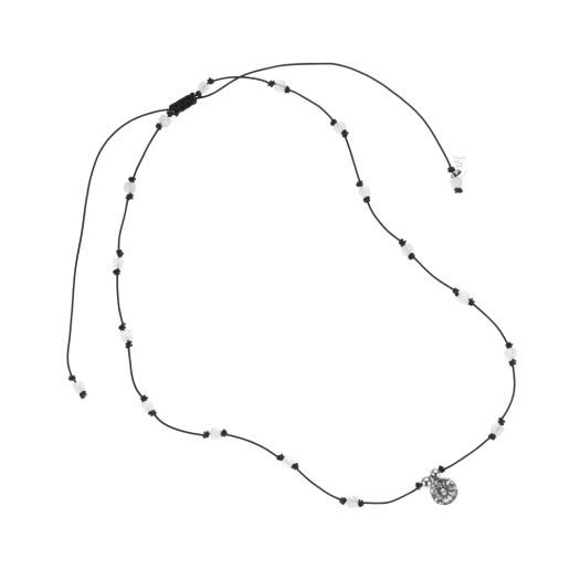 25SSSNLSPSBKFF Nff Stepping Stone Necklace Black