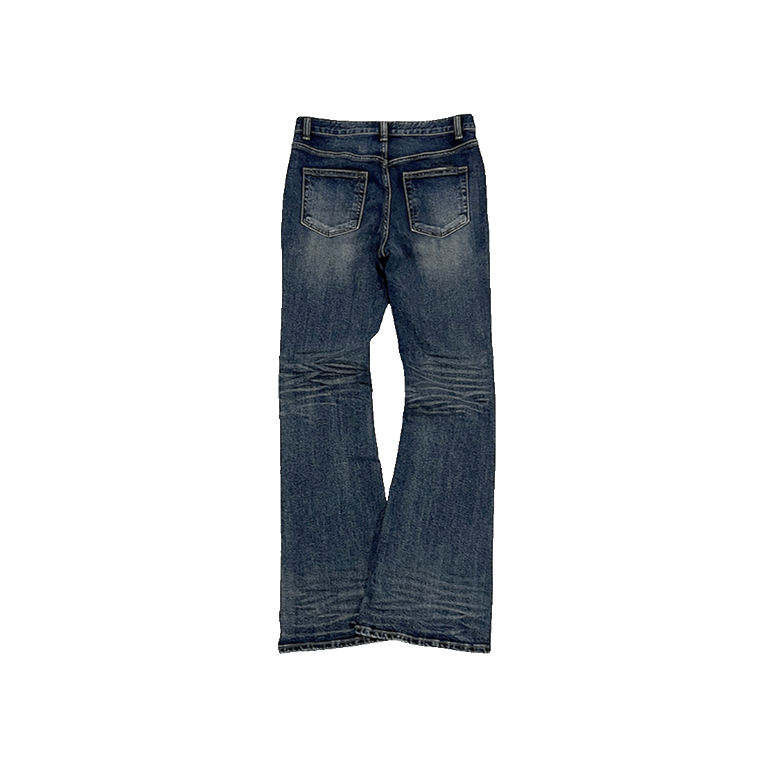 【Undermycar】Mu114 WASHED FLARE JEANS 언더마이카 무.114 오리지널 로고 워시드 슬림 플레어 진 워시드