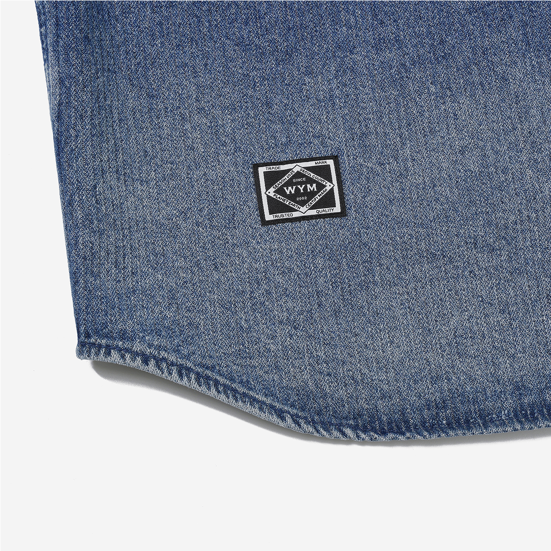 우영미 코듀로이 데님 베이스볼 셔츠 블루 - 25SS(Wooyoungmi Corduroy Denim Baseball Shirt Blue - 25SS) - 4