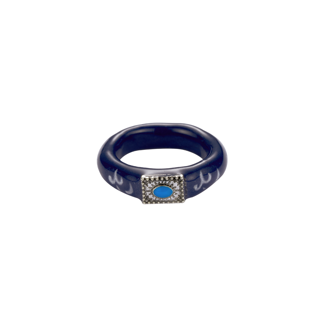 25SSJRGRYTNVFF Nff Royal Tomb Ring Navy - 대표 이미지 #1