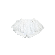 Don't Ask My Plan Lace Frill Floral Shorts - WHITE
