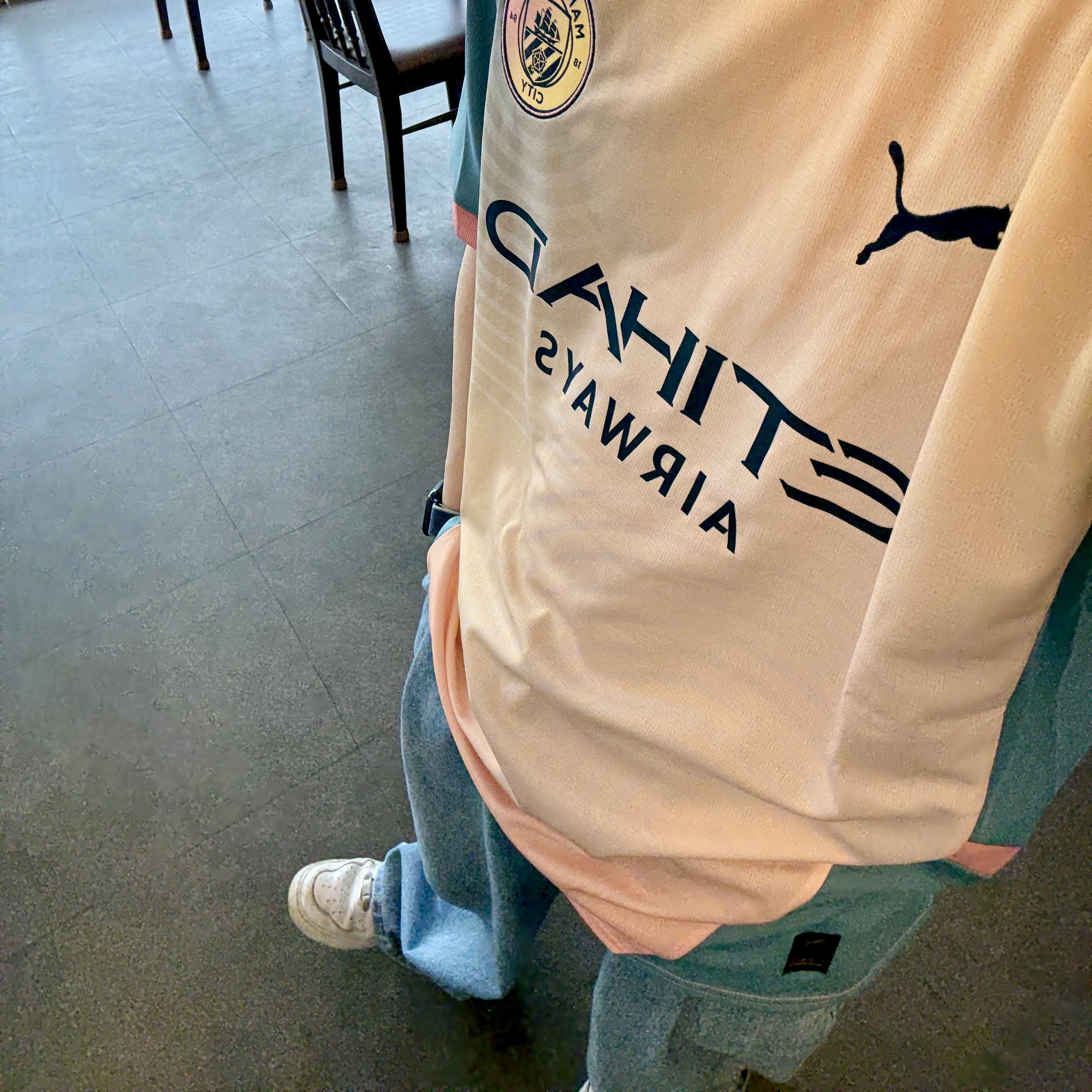 Puma Manchester City 2024/25 4th Jersey Rosebay Bold Blue (Non Marking Ver.) 착용 스타일
